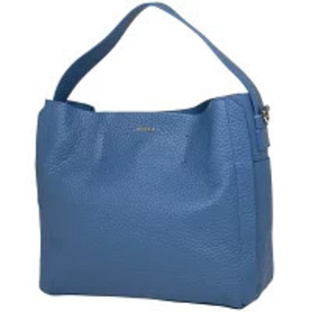 Furla Capriccio Hobo 2way Shoulder Bag Leather Blue